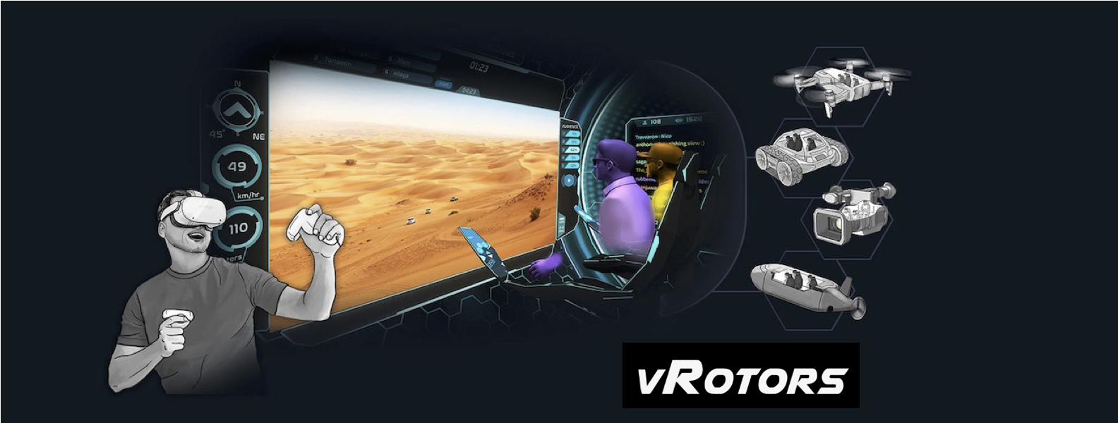 vRotors:  Immersive Remote Location Experiences Through Robotics project image